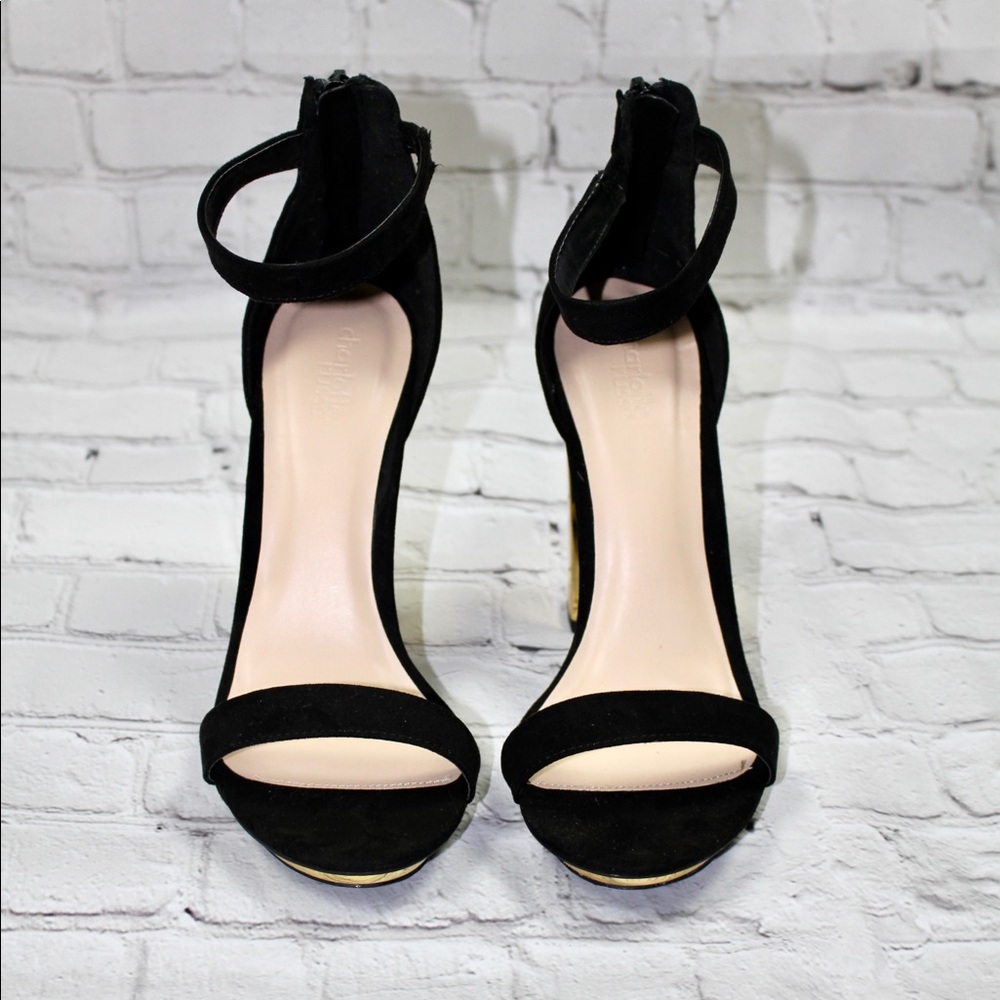 Ankle strap high heels